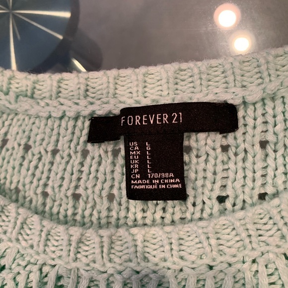 Mint green sweater - Picture 3 of 3